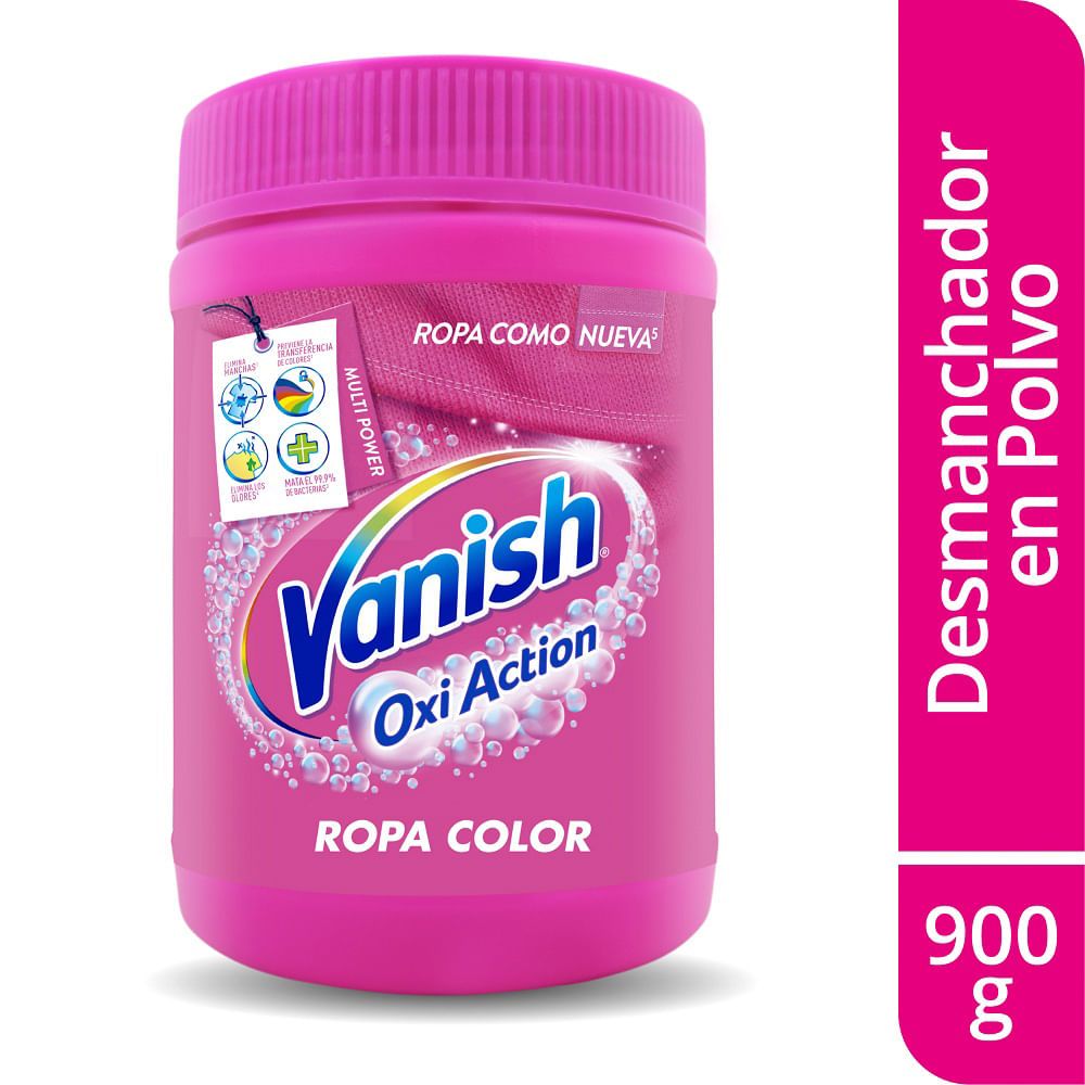 Imagen de Quitamanchas VANISH gold rosado tarro x900 g