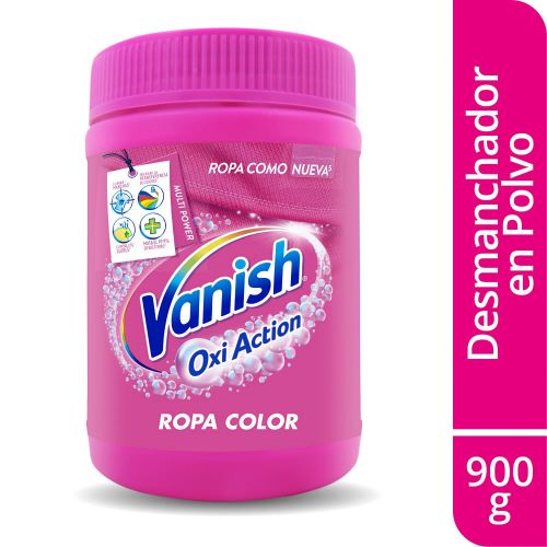 Imagen de Quitamanchas VANISH gold rosado tarro x900 g