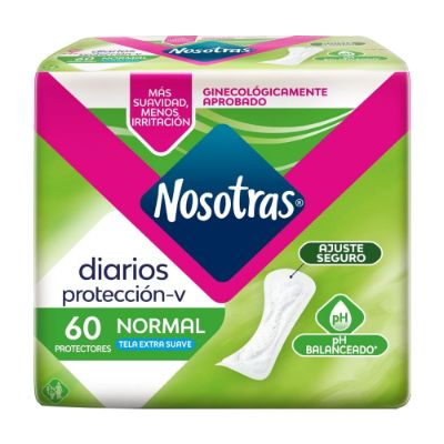 Imagen de Protectores NOSOTRAS diarios normal x60 unds