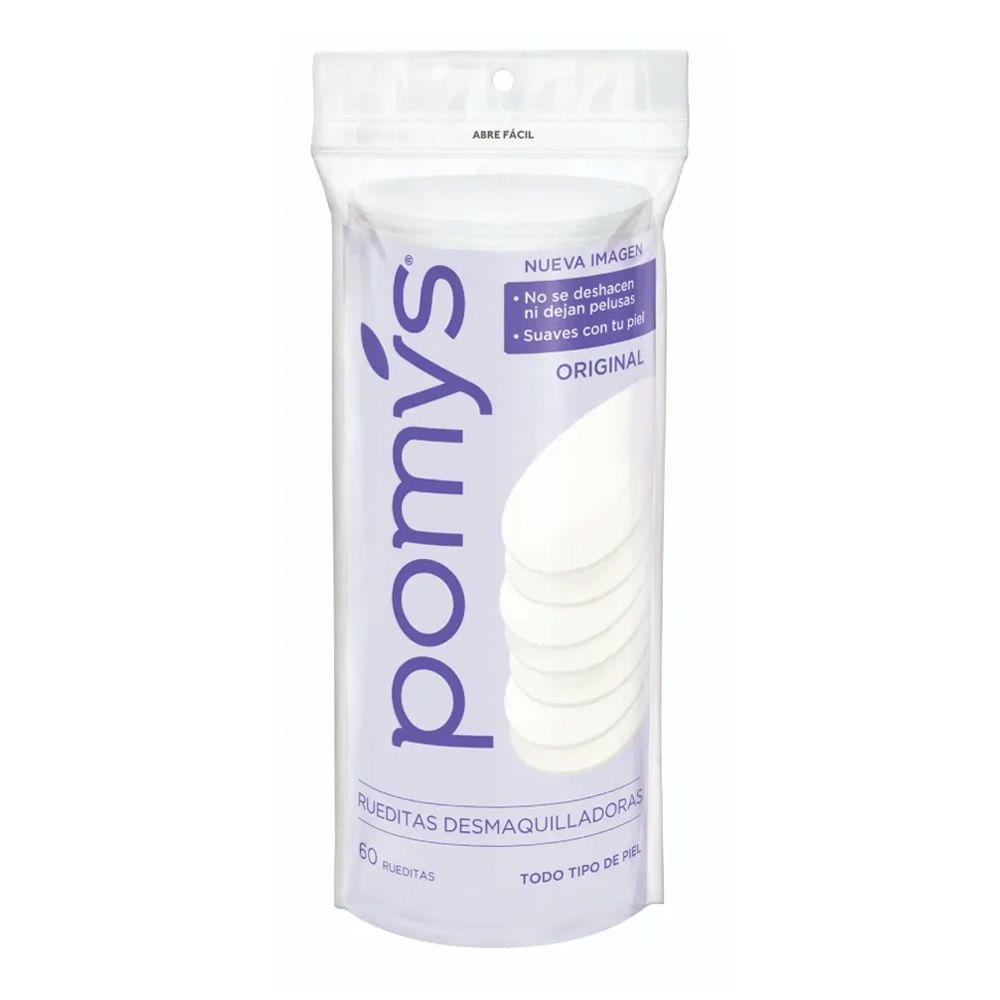 Imagen de Pomos de algodón POMYS x60 unds