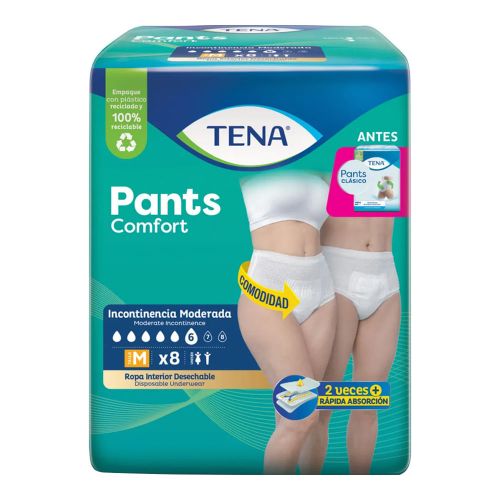 Imagen de Pañal TENA pants medium clásico x8 unds