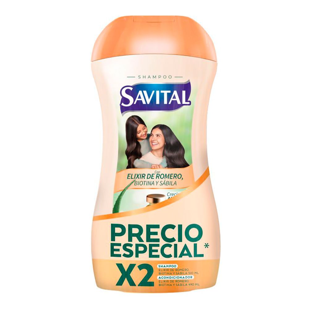 Imagen de Shampoo SAVITAL elixir x510 ml + acondicionador x490 ml