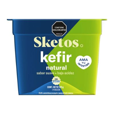 Imagen de Kefir SKETOS natural stevia x120 g