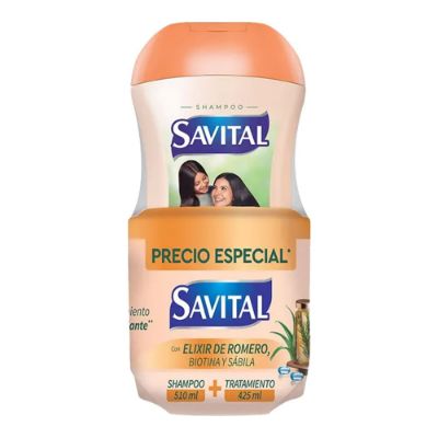 Imagen de Shampoo SAVITAL elixir x510 ml + tratamiento x425 ml