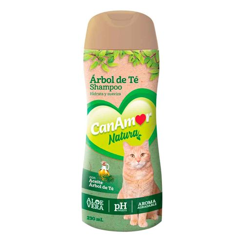 Imagen de Shampoo para gato CANAMOR  árbol de té x230 ml