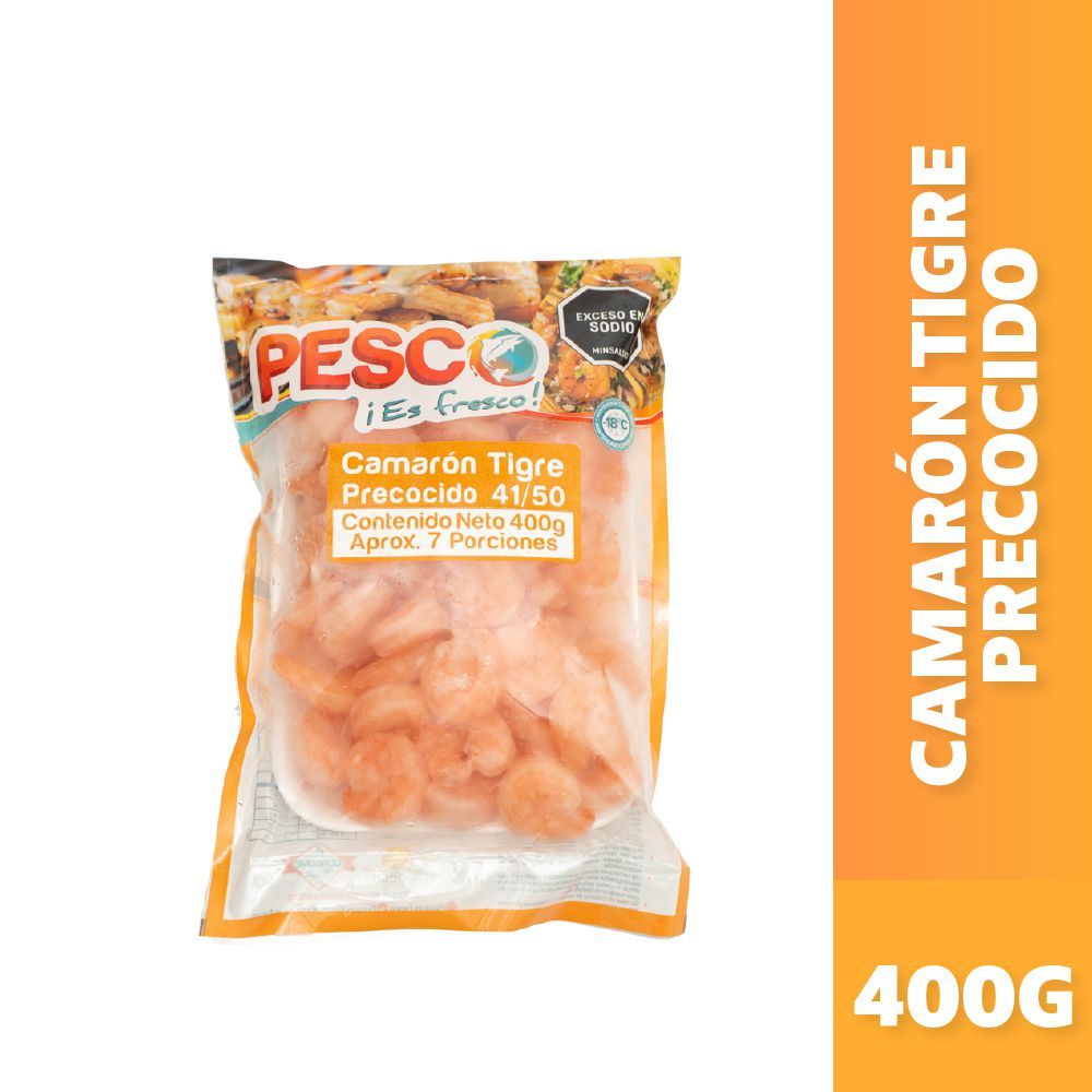 Imagen de Camarón tigre  PESCO Talla 41/50 (400  gr)