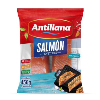 Imagen de Filete de salmón ANTILLANA refrigerado (450  gr)