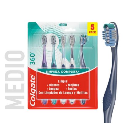 Imagen de Cepillo de dientes COLGATE medio (5  und)
