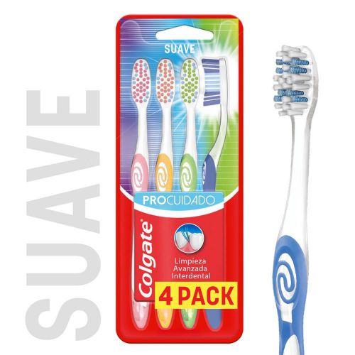 Imagen de Cepillo de dientes COLGATE procuidado suave (4  und)