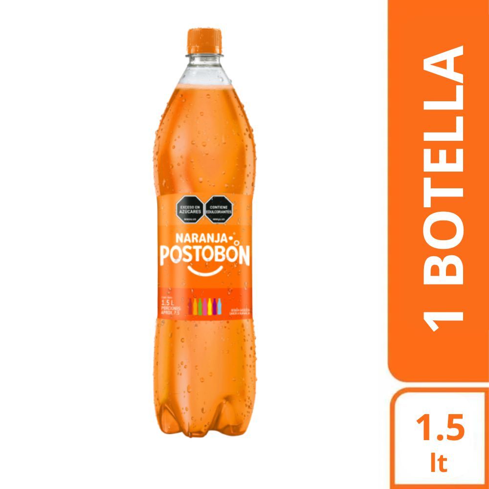 Imagen de Gaseosa POSTOBON naranja botella (1500  ml)