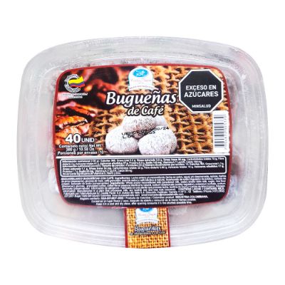 Imagen de Bugueñitas de manjar blanco con cefé DULCES DEL VALLE x300 g