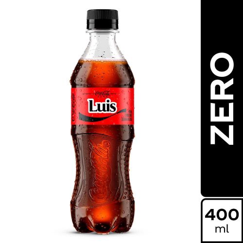 Imagen de Gaseosa Coca Cola ZERO botella personal (400  ml)