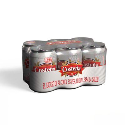Imagen de Cerveza COSTENA Lata Sixpac (1860  ml)