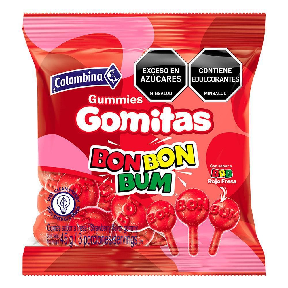 Imagen de Gomitas  BON BON BUM sabor a fresa (45  gr)