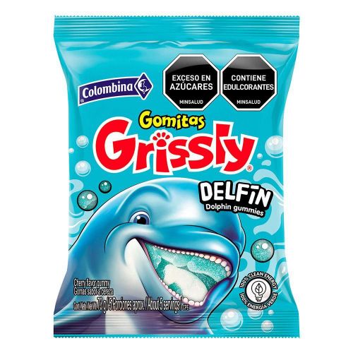 Imagen de Gomitas GRISSLY delfín, sabor a cereza (73  gr)