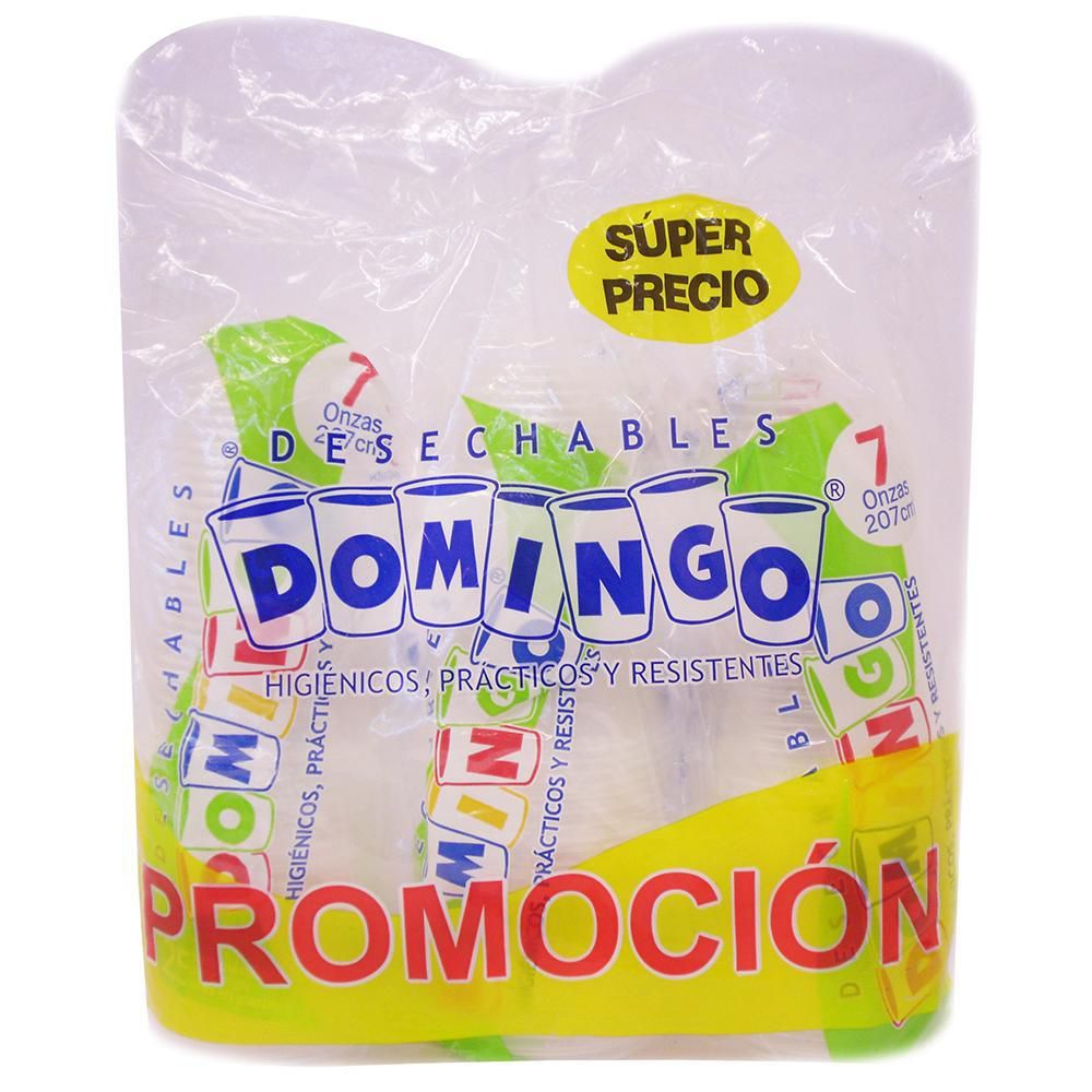 Imagen de Vasos desechables DOMINGO higiénicos 7 Oz