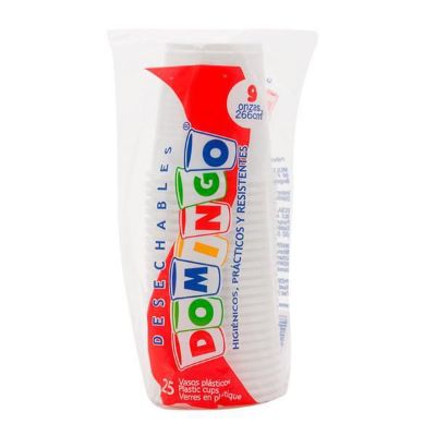 Imagen de Vasos desechables DOMINGO 9 onzas