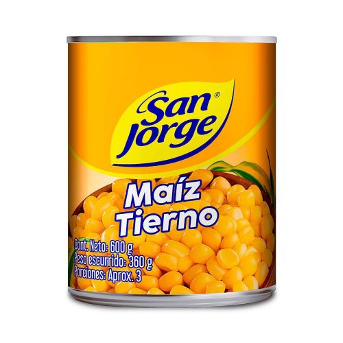 Imagen de Maíz SAN JORGE tierno en lata (360  gr)