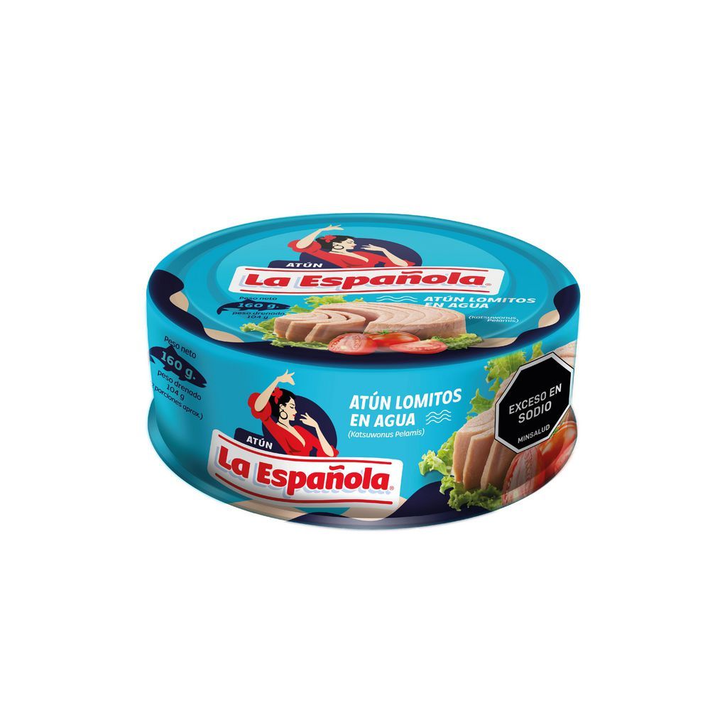 Imagen de Atún LA ESPANOLA lomitos en agua (104  gr)