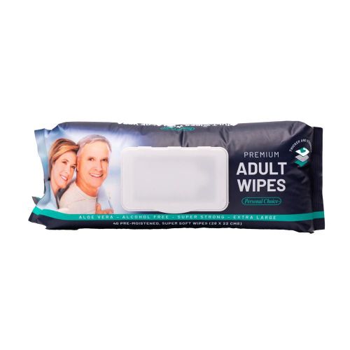 Imagen de Toallitas Humedas Adulto PERSONAL CHOICE MARCA EXCLUSIV 40  und