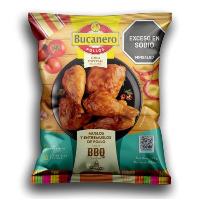 Imagen de Muslo/Contram Pollo Mexicano EL BUCANERO 900  gr