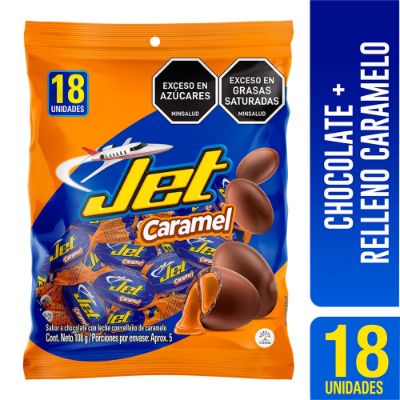Imagen de Chocolatina JET caramelo x108 g