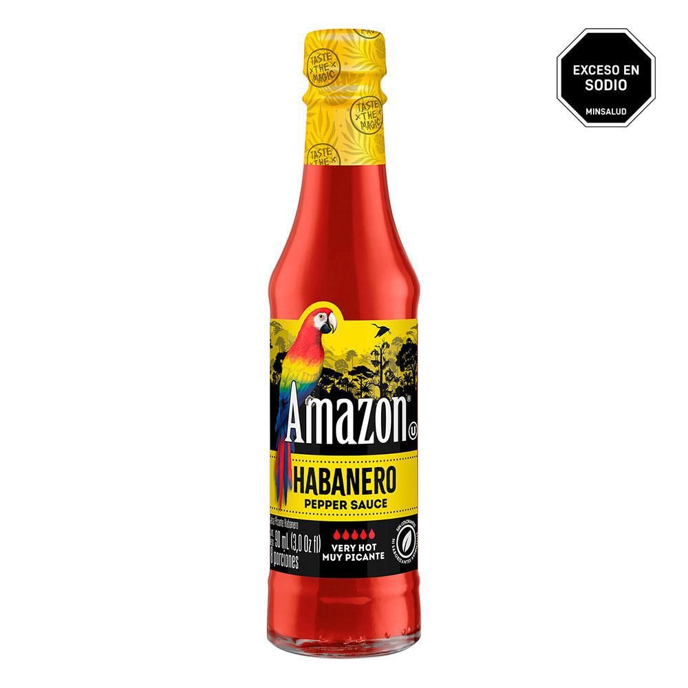 Imagen de Salsa picante AMAZON habanero (90  ml)