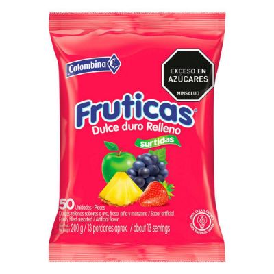 Imagen de Confites COLOMBINA fruticas rellenos (200  gr)
