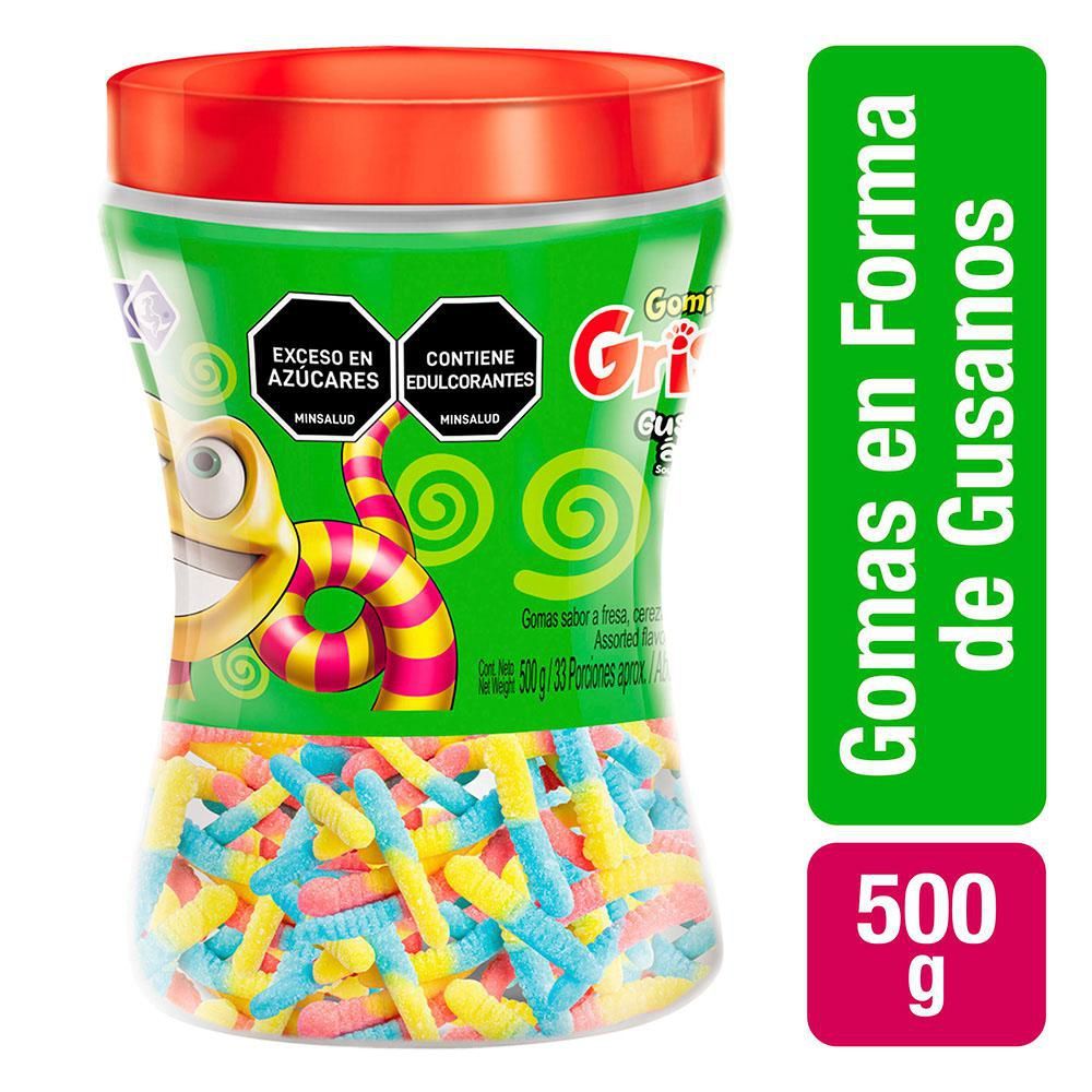 Imagen de Gomitas GRISSLY ácidas sabor a fresa  (500  gr)