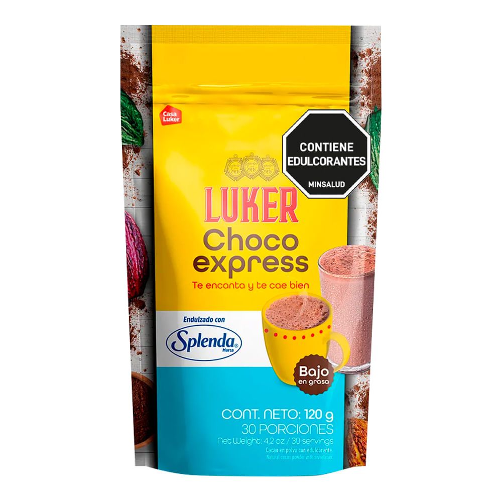 Imagen de Chocolate CHOCO EXPRESS con splenda x120 g