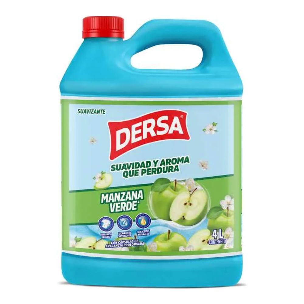 Imagen de suavizante DERSA manzana verde x4000 ml