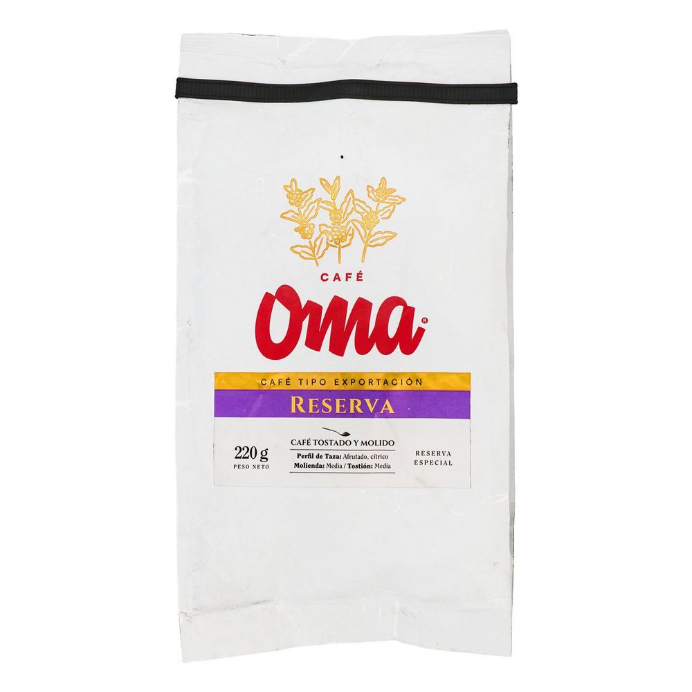 Imagen de Café OMA tostado y molido (220  gr)