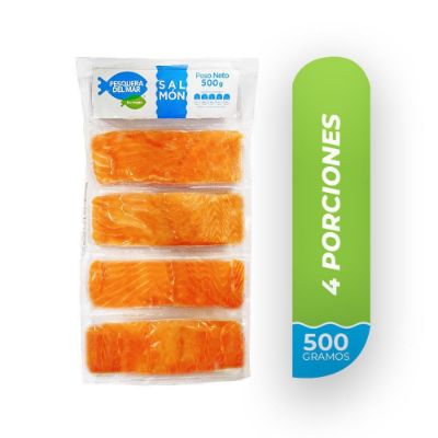 Imagen de Salmón PESQUERA DEL MAR refrigerado 4 porciones (500  gr)