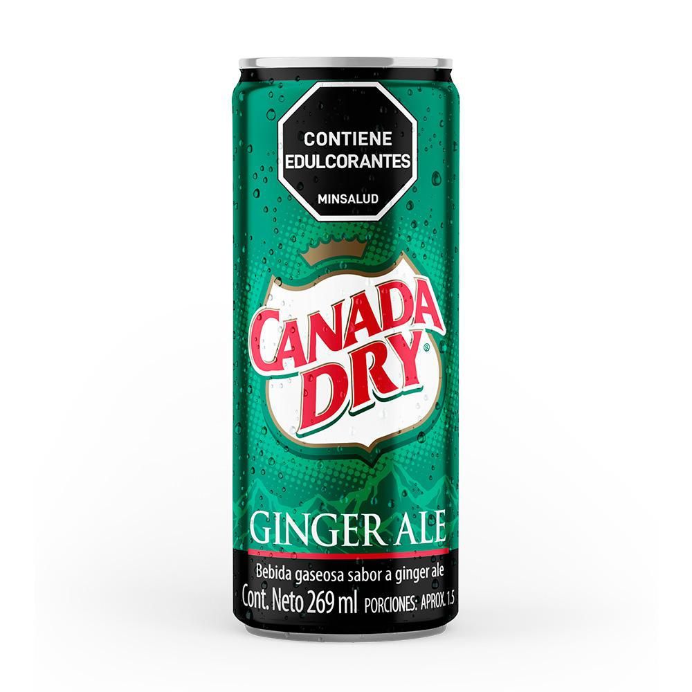 Imagen de Gaseosa CANADA DRY ginger ale lata (269  ml)