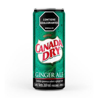 Imagen de Gaseosa CANADA DRY ginger ale lata (269  ml)