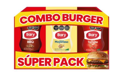Imagen de Salsa BARY tomate, mayonesa y BBQ (1365  gr)