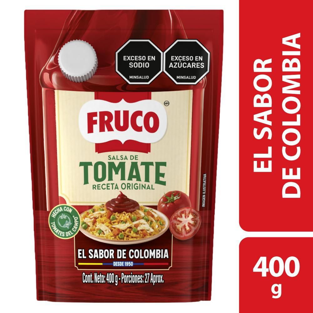 Imagen de Salsa de tomate FRUCO doy pack (400  gr)