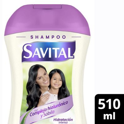 Imagen de Shampoo SAVITAL complejo hialurónico y sábila (510  ml)