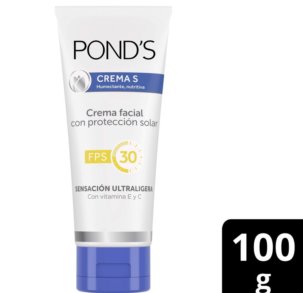 Imagen de Crema facial PONDS humectante FPS 30 (100  gr)