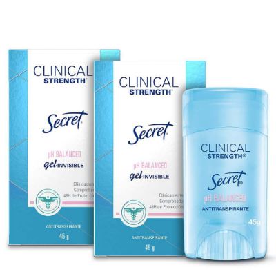 Imagen de Desodorante SECRET gel clinical strength ph balanced (90  gr)