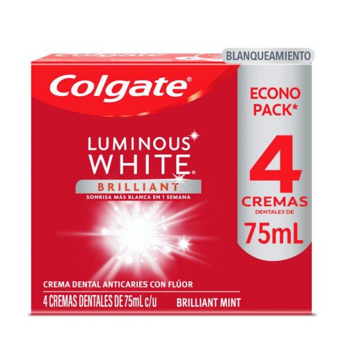 Imagen de Crema dental COLGATE blanqueadora luminous brilliant (300  ml)