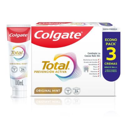 Imagen de Crema dental COLGATE original mint prevención activa (300  ml)
