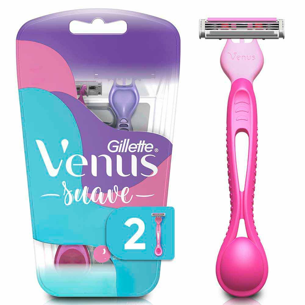 Imagen de Cuchilla de afeitar VENUS suave con aloe vera (2  und)