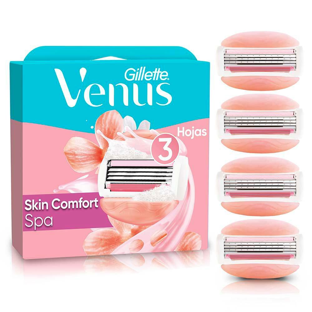 Imagen de Repuesto cuchilla de afeitar VENUS skin comfort spa (4  und)