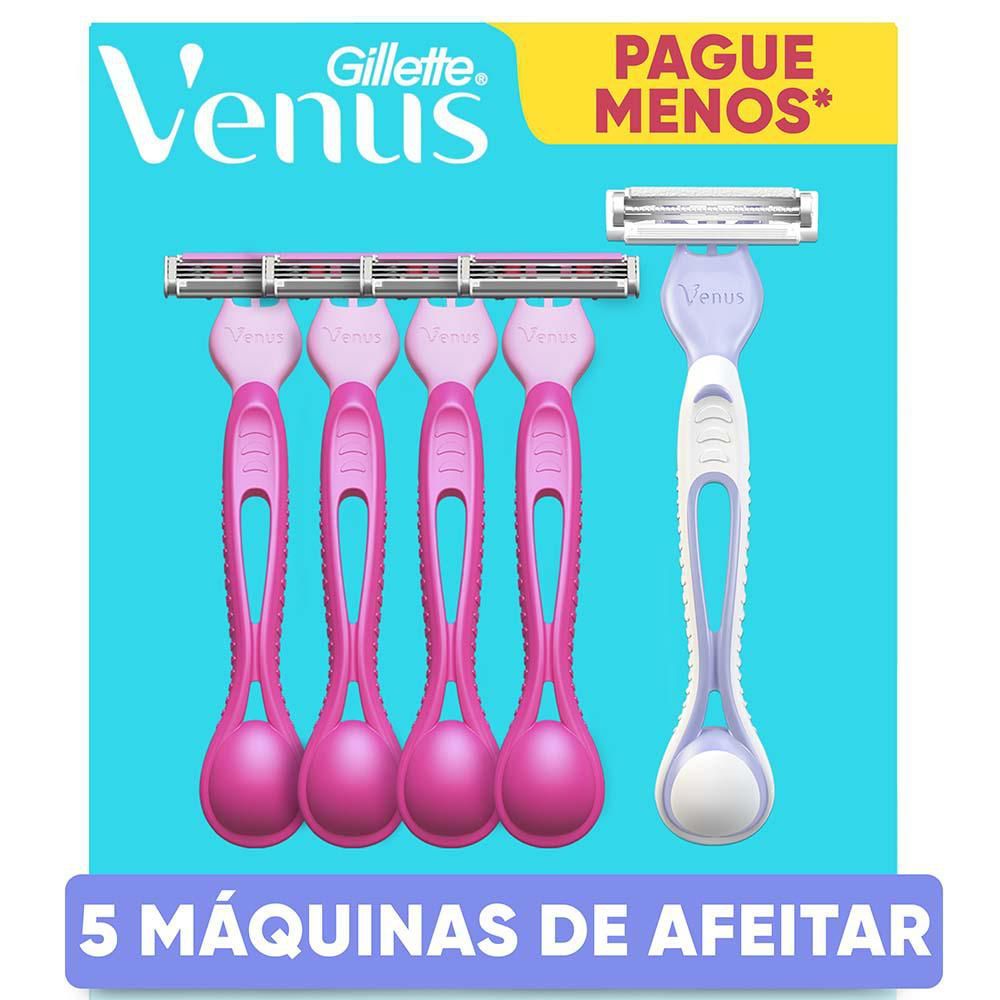 Imagen de Cuchilla de afeitar VENUS suave axilas y piernas + 1 íntima (1  und)