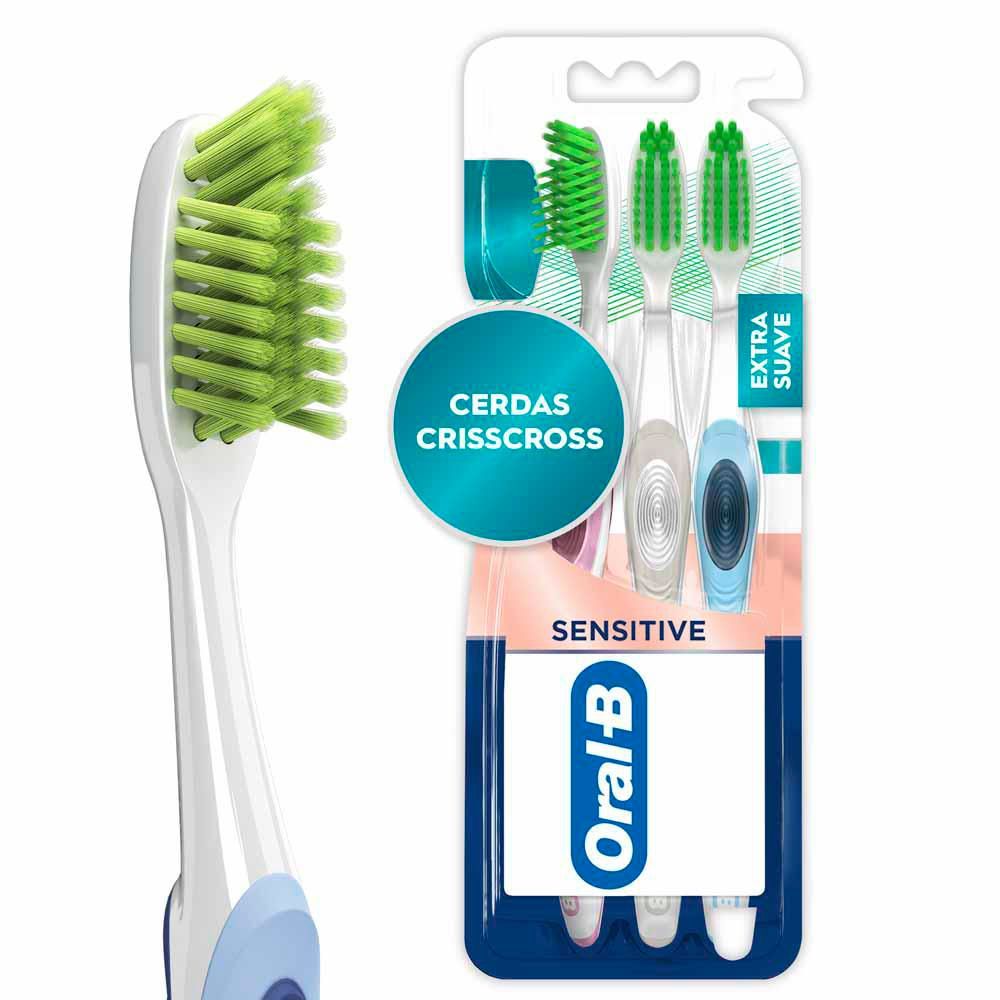 Imagen de Cepillo de dientes ORALB encías detox con cerdas extrasuaves (3  und)