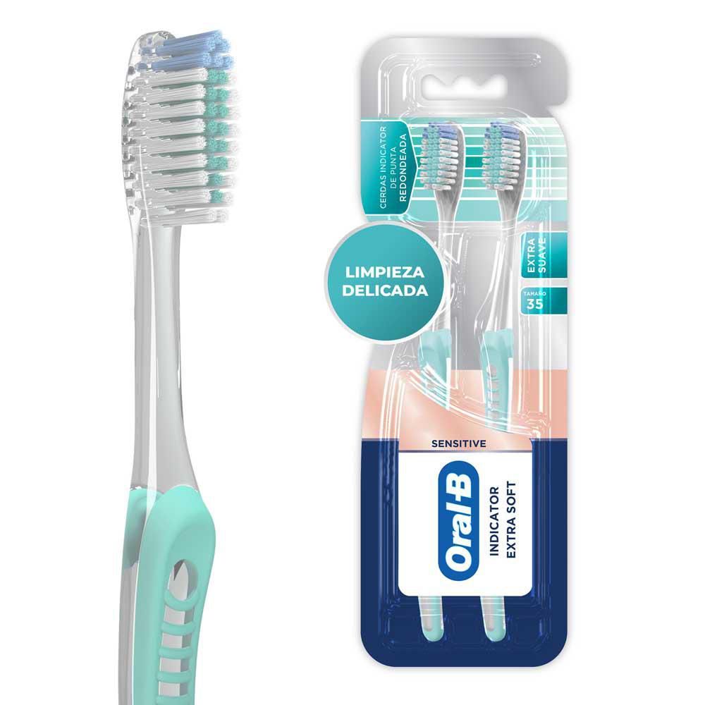 Imagen de Cepillo de dientes ORALB sensitive indicator extra soft (2  und)