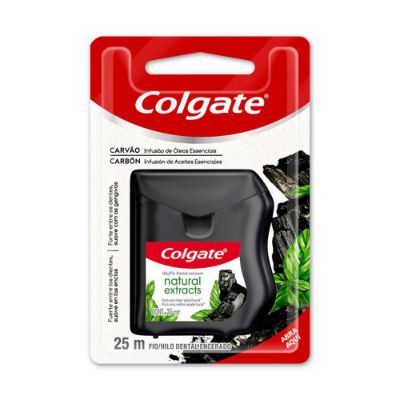 Imagen de Seda dental COLGATE naturals carbón (25  mts)