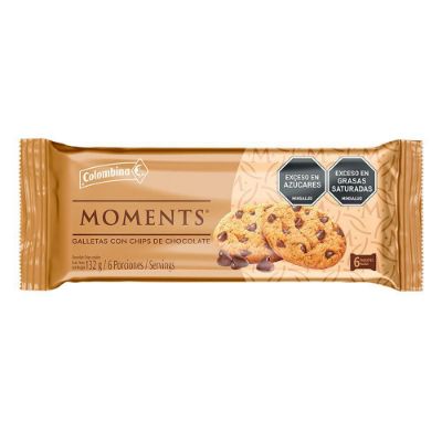 Imagen de Galletas MOMENTS chips de chocolate (132  gr)