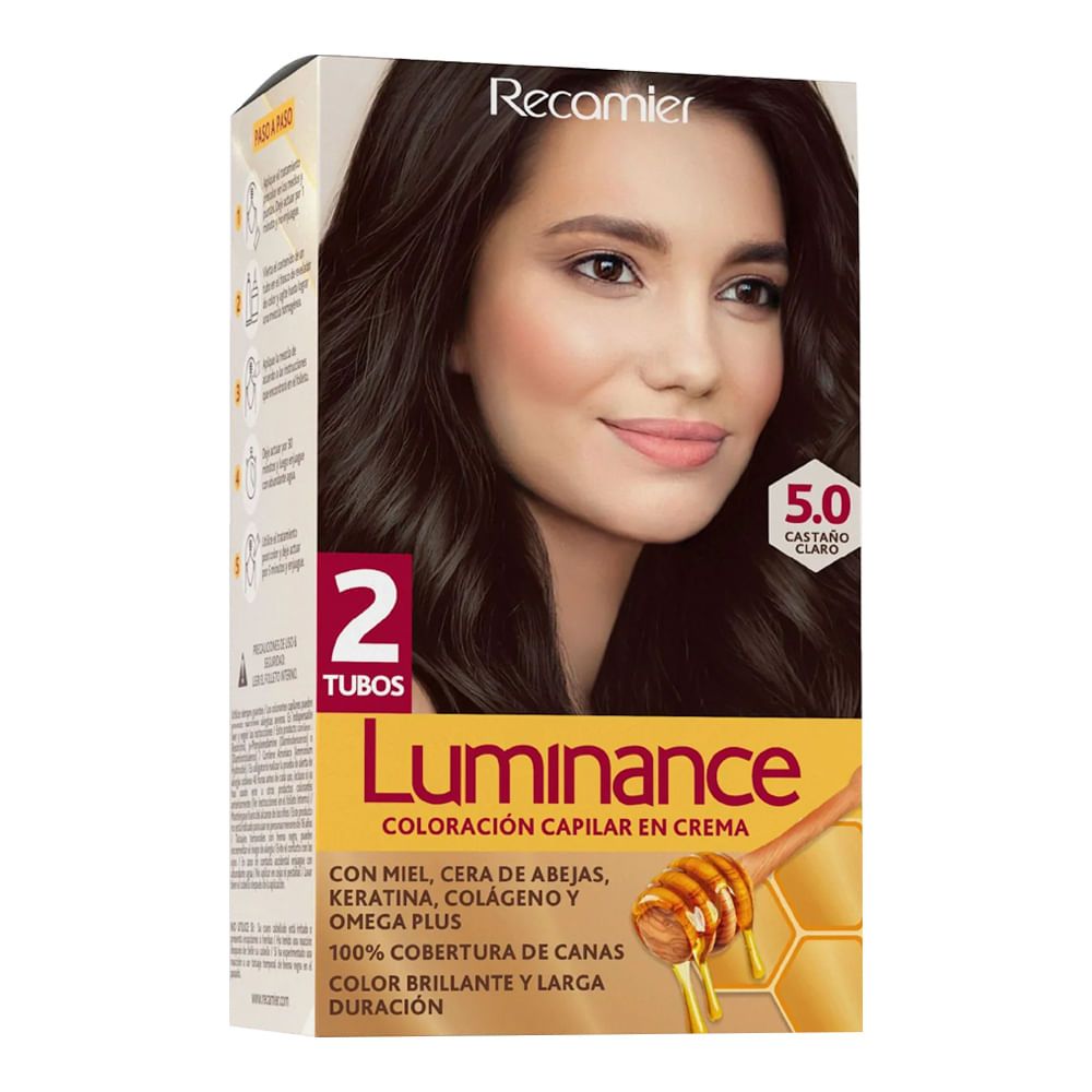 Imagen de Tinte LUMINANCE castaño claro 2 tubos N.° 5.0